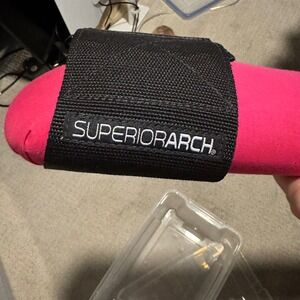 Superiorarch Pink Foam Foot Arch Stretcher With Black Strap